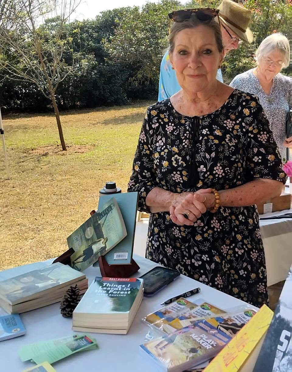 A local author at St George's Annual Craft Market